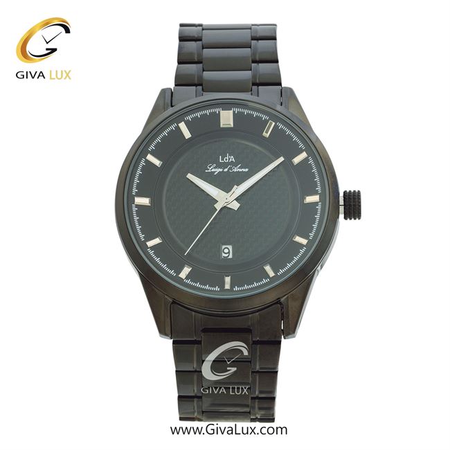 ساعت مچی اورجینال مردانه LdA مشکی | مشکی| مشکی| کد رفرنس 2381